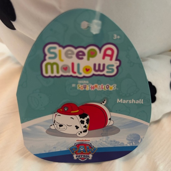 Paw Patrol Marshall Squishmallow SleepAMallow pillow stuffed animal - NWT - Picture 8 of 10